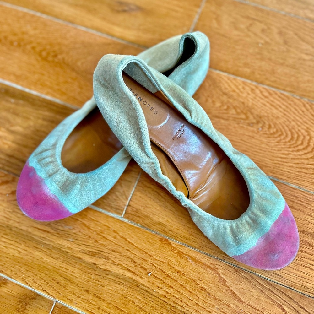 Anthropologie LEIFNOTES Taika Suede Flats